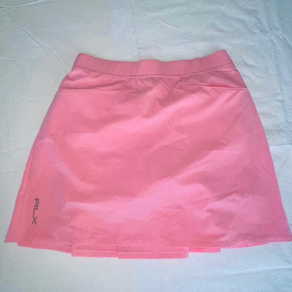 RLX Ralph Lauren Womens Golf Skort Small Pink Pleated Athletic Performance